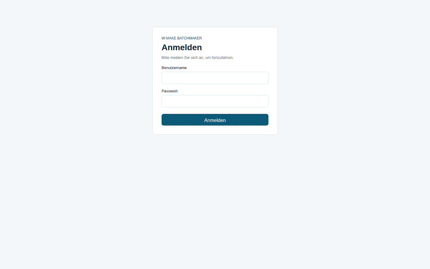 Live view of the React frontend at the protected sign-in screen.